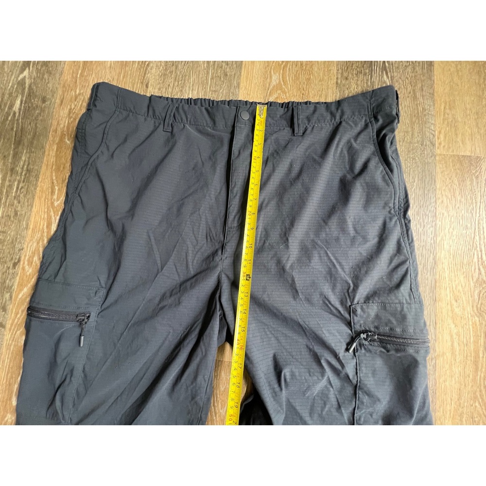 Roundtree & Yorke Performance Shorts Mens 44 Black Ripstop Cargo Utility - Picture 4 of 8